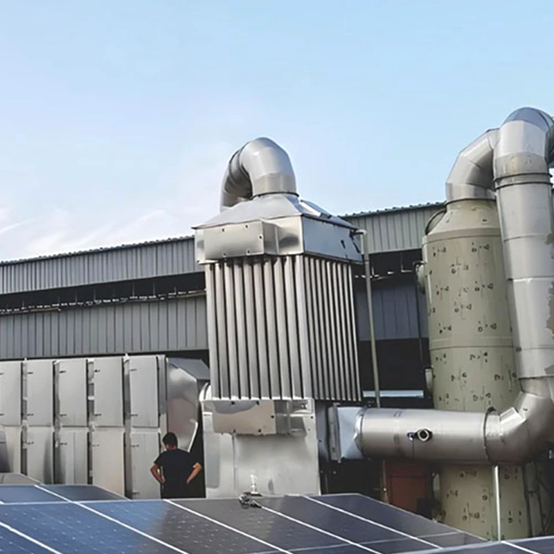 Wat is de behandeling van organisch afvalgas van een thermische turbine?