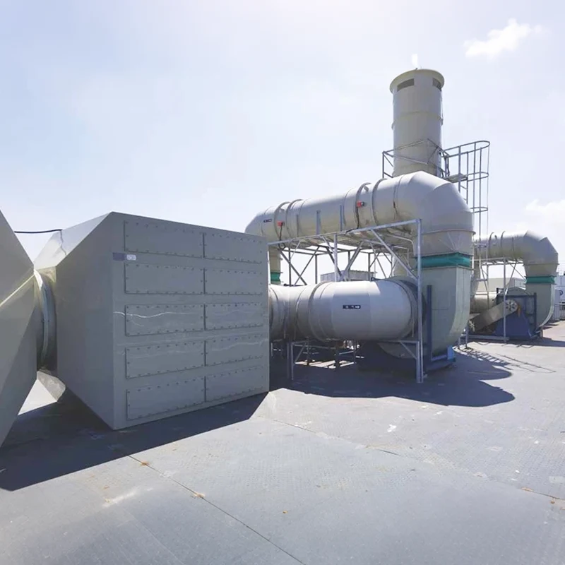 Fotovoltaïsche apparatuur voor de behandeling van organisch afvalgas